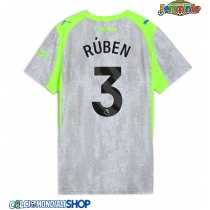 Maglie da calcio Manchester City Ruben Dias #3 Terza Maglia Femminile 2025-26 Manica Corta